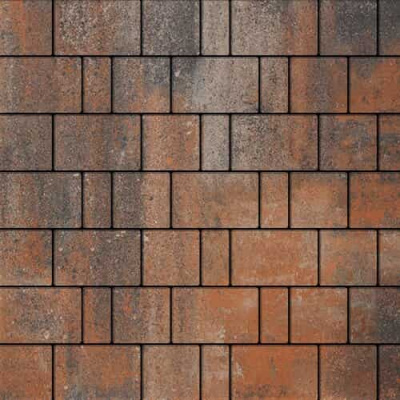Тротуарная плитка Steinrus Бельпассо Color Mix Рей 60 мм