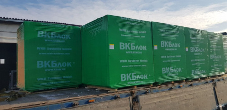 Газобетонные блоки ВКБлок D500 625х375х250 стеновые