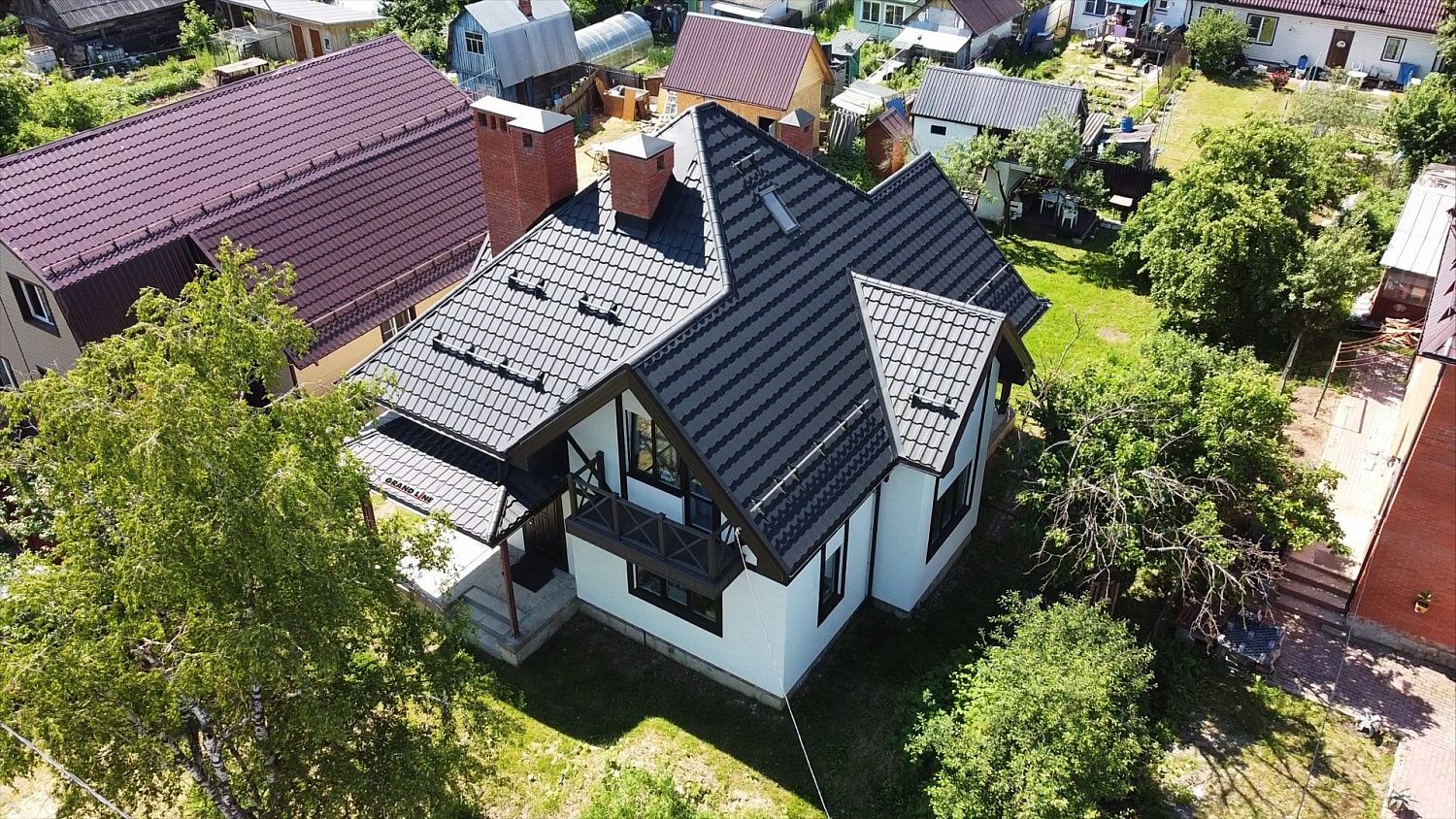 Металлочерепица Grand Line Kvinta Plus Velur 0,5