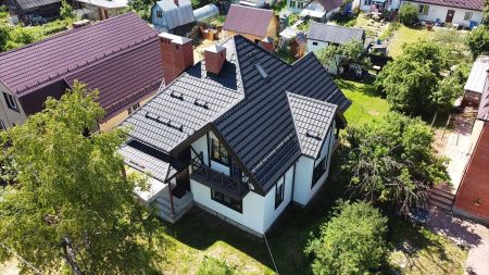 Металлочерепица Grand Line Kvinta Plus Velur 0,5